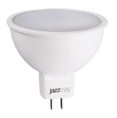 Лампа светодиодная PLED-ECO-JCDR 5Вт 3000К тепл. бел. GU5.3 400лм 220-240В JazzWay 1037077A