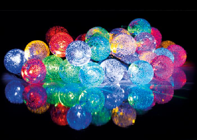 Светильник светодиодный SLR-G05-30M садовый гирлянда шарики мультицвет солнечная батарея ФАZА 5033375