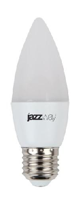 Лампа светодиодная PLED-SP C37 7Вт свеча 3000К тепл. бел. E27 530лм 230В JazzWay 1027825-2