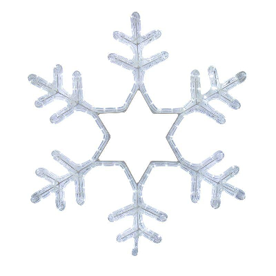 Фигура из дюралайта "Снежинка" 55смх55см 28Вт 220В IP44 бел. NEON-NIGHT 501-334