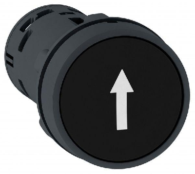 Кнопка с потайным толкателем черн. SchE XB7NA21341