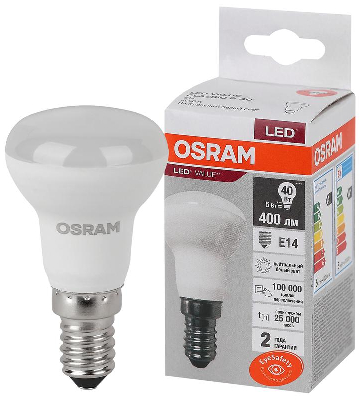 Лампа светодиодная LED Value LVR40 5SW/840 5Вт рефлектор матовая E14 230В 10х1 RU OSRAM 4058075582576
