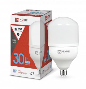 Лампа светодиодная LED-HP-PRO 30Вт 230В 6500К E27 2700лм IN HOME 4690612031088