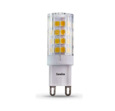 Лампа светодиодная LED4-G9/830/G9 4Вт капсульная 3000К теплый G9 340лм 220В Camelion 12244