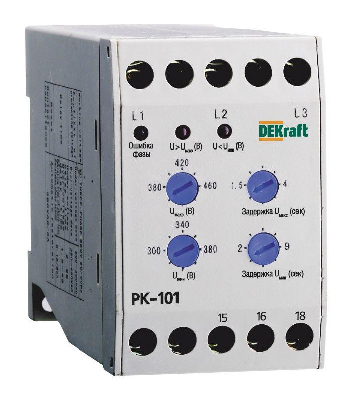 Реле контроля фаз 380В тип01 серии РК-101 SchE 23300DEK
